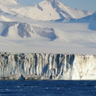 Ice shelf of the Ross Sea